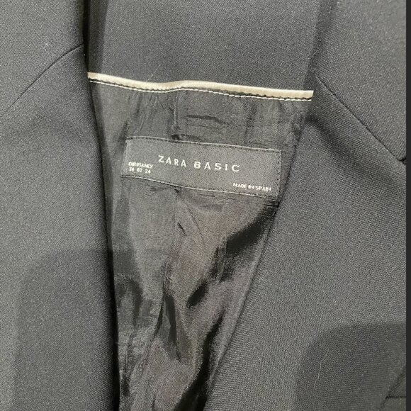 Zara Women's Black Blazer Size xs/s - Picture 3 of 6